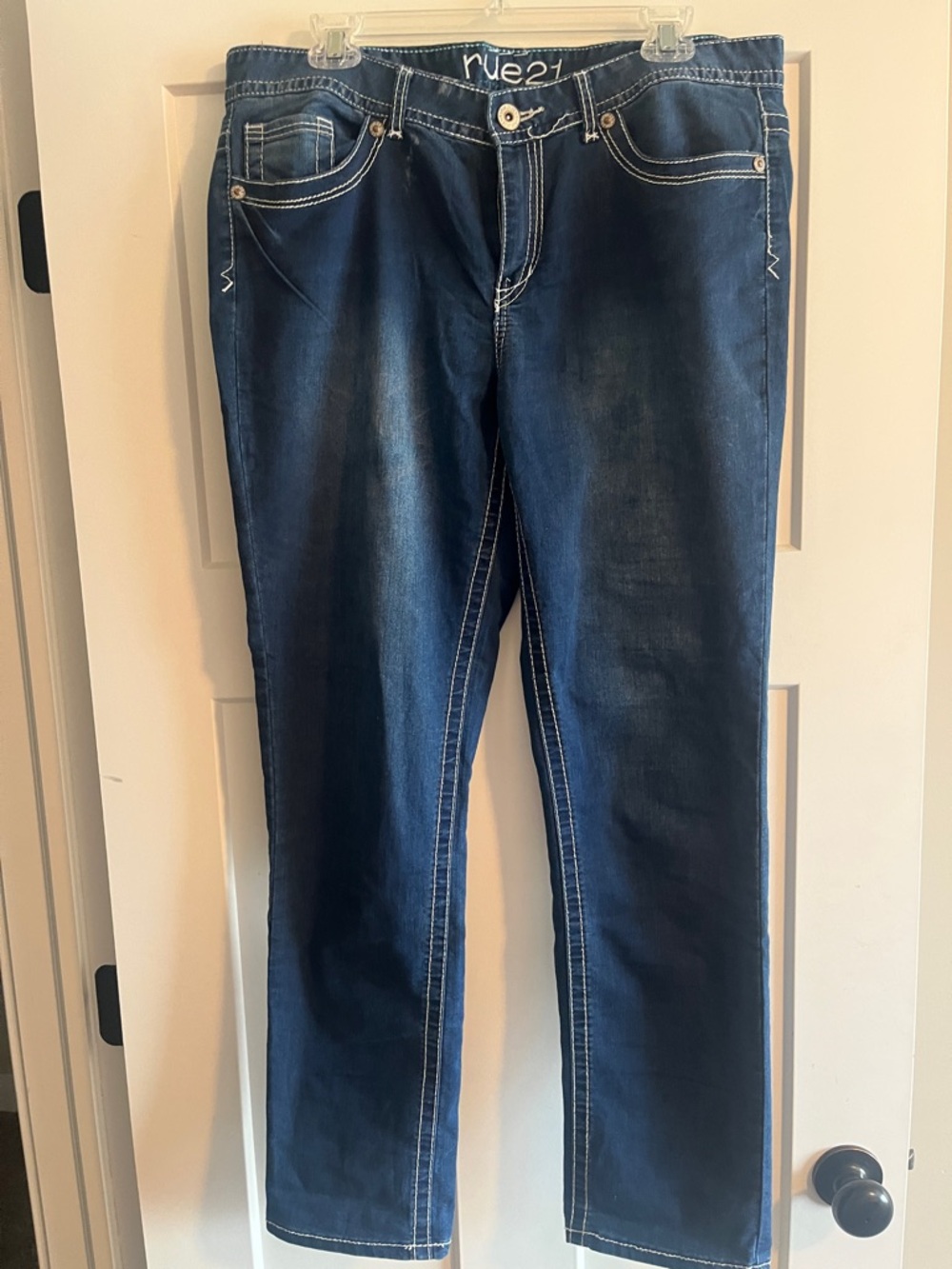 Rue21 Dark Indigo Straight Leg Jeans